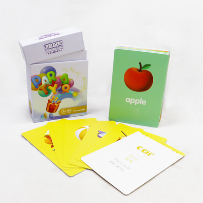 ซื้อ การ์ดเรียนรู้ภาษาอังกฤษแบบที่กําหนดเอง สําหรับเด็ก การ์ดเรียนรู้ภาษาอังกฤษแบบที่กําหนดเอง online manufacture