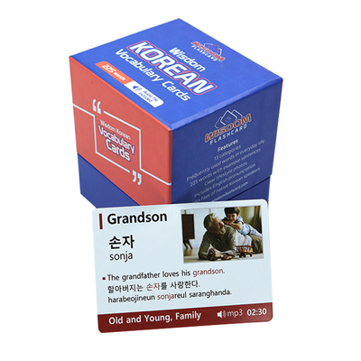 ซื้อ ของเล่นการศึกษา โลโก้ที่กําหนดเอง OEM การพิมพ์บัตรการเรียนรู้สําหรับเด็ก เด็ก online manufacture