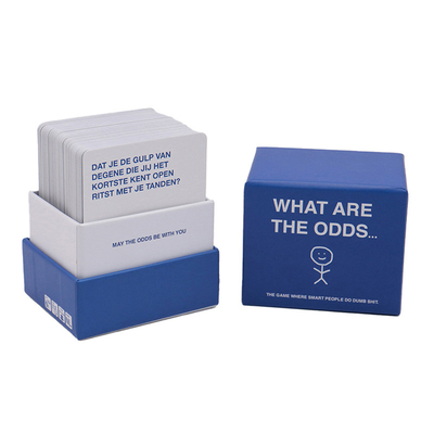 ซื้อ การ์ดเกมการดื่มสําหรับผู้ใหญ่แบบที่รับรองได้ด้วยสี CMYK / Pantone online manufacture