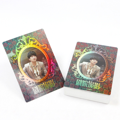 ซื้อ สะอาดต่อสิ่งแวดล้อม การพิมพ์โฮโลแกรฟิค การ์ดเกมสําหรับการ์ดเกมการสะสม การออกแบบที่กําหนดเองและสไตล์ online manufacture