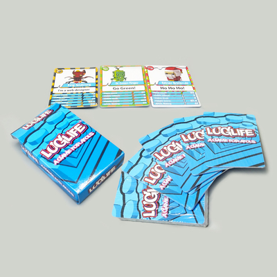 ซื้อ การพิมพ์ที่กําหนดเอง เกมการ์ด ผิว UV จบการ์ดสําหรับเด็ก online manufacture