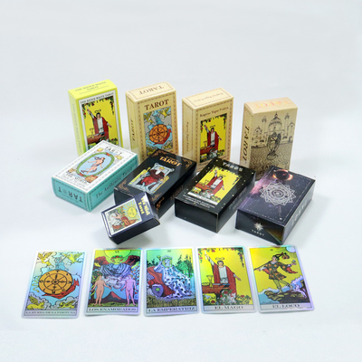 ซื้อ เกมดูดวงสําหรับมือใหม่ 78 บัตรทารอตในภาษาต่าง ๆ พร้อมหนังสือแนะนํา online manufacture