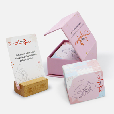 ซื้อ การ์ดคําถามคู่ลึก กับกล่องแม่เหล็ก การ์ดคู่ที่กําหนดเอง เพื่อรู้จักกัน online manufacture
