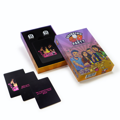 ซื้อ เนื้อหาตามสั่ง เกมโต๊ะ พาร์ตี้ดื่ม เกมไพ่สําหรับผู้ใหญ่ ปลายผิวตามสั่ง ในรูปแบบงานศิลปะ PDF online manufacture