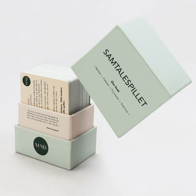 ซื้อ 90g/deck Custom Couple Friend Question Game Cards for Family Challenges Fun Entertainment Playing Cards online manufacture