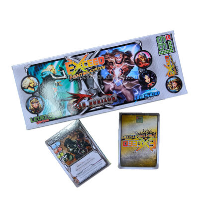 ซื้อ Custom design accepted paper trading cards deck printing holographic game card battle character game online manufacture