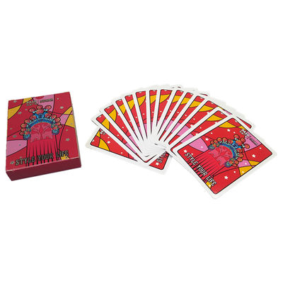ซื้อ การเคลือบเงาการ์ดโป๊กเกอร์ส่วนบุคคล 57 * 87 มม. การ์ดบริดจ์แบบกำหนดเอง online manufacture
