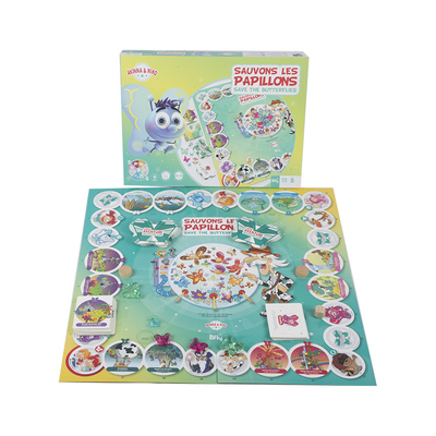 การออกแบบตามสั่ง การพิมพ์ โต๊ะบน บอร์ดเด็ก เกม Carrom ด้วยสี CMYK / Pantone