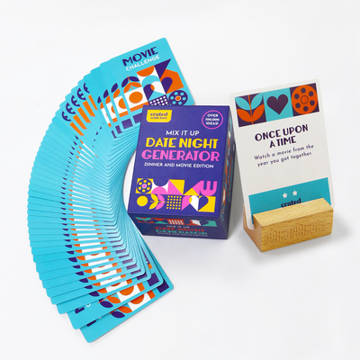 CMYK การพิมพ์สีที่กําหนดเอง สนุกสนานผสมมันขึ้น คืนวัน คาร์ดเกมสําหรับผู้ชายและผู้หญิง