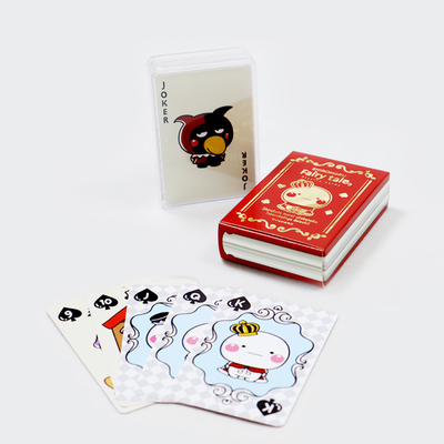 การพิมพ์การ์ตูน Deck การเคลือบผิว ปลาย Custom จํากัด Edition การ์ดเล่น