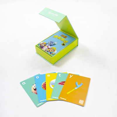 เด็กๆ เด็กๆ แฟลชการ์ดคณิตศาสตร์ภาษาอังกฤษ ด้วยสี CMYK / Pantone และวัสดุที่มิชอบสิ่งแวดล้อม