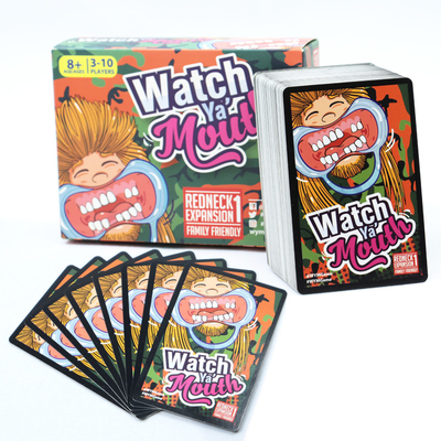 กระดาษปกติ ดู Ya Mouth เกมพนัน OEM การ์ดเล่น Flash การ์ดปกติ