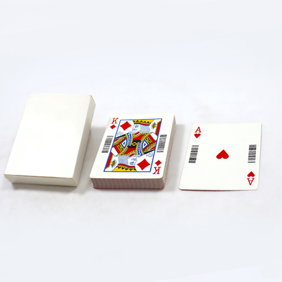 บาร์โค้ดมืออาชีพ การ์ดเล่น 300/350/400gsm Artpaper Cardstock
