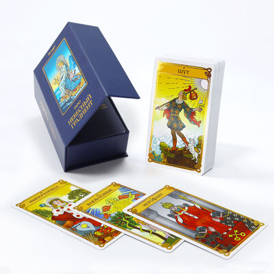 Custom Printing High Quality Tarot Cards and Oracle Cards with Guidebook in Magnetic Box