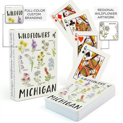 Corporate Branded Custom Playing Cards Promotional Gift Deck with Company Logo Printing and Custom Packaging Box