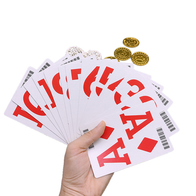 PMS Cmyk Playing Cards การพิมพ์โลโก้ Yuhua Custom Design PVC Material